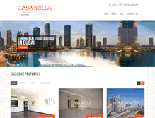 Tablet Screenshot of casabella.ae